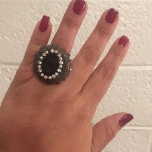 Juicy Couture Statement Ring 8.5 Adjustable NWT